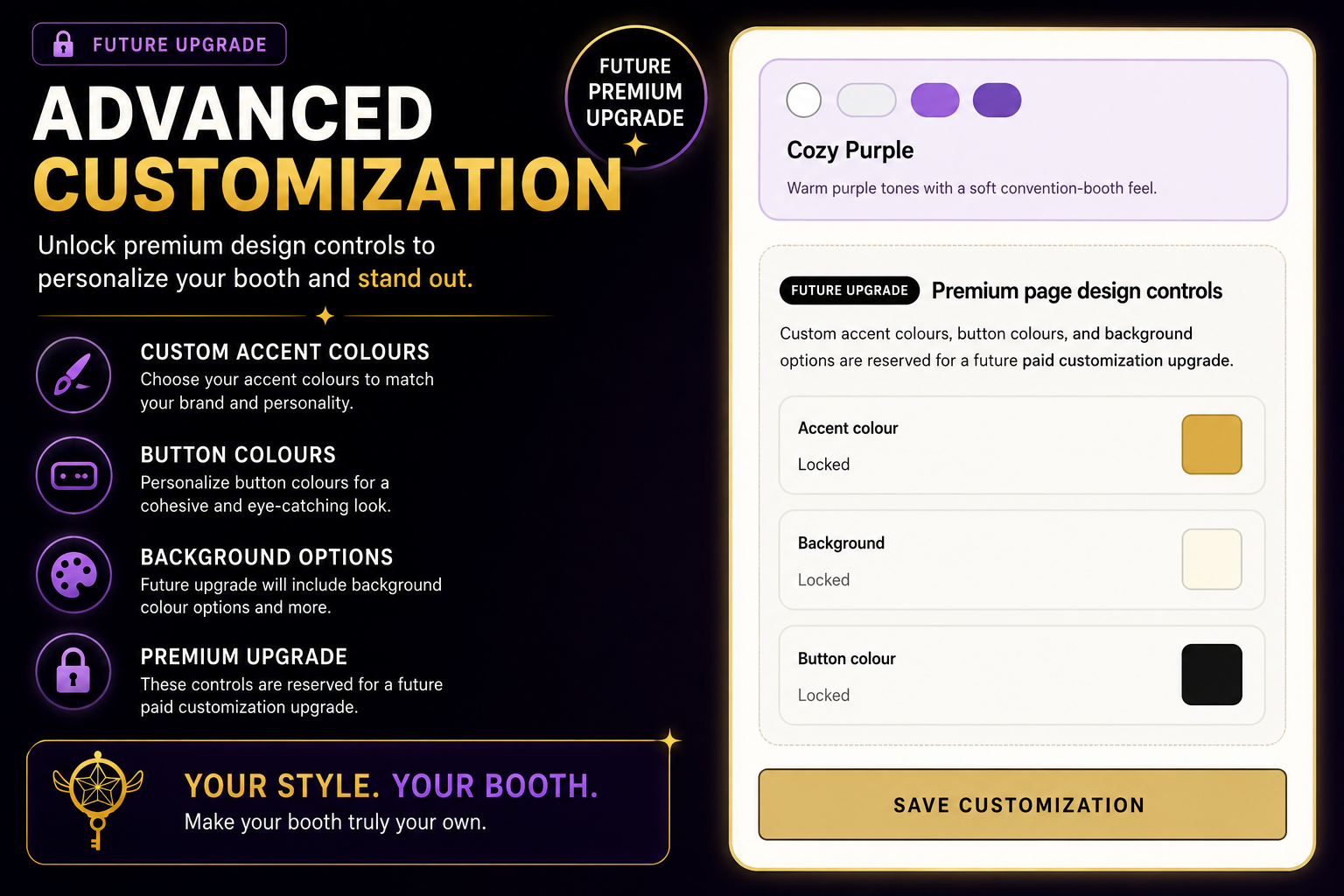 Fanime Artist Alley Advanced Customization